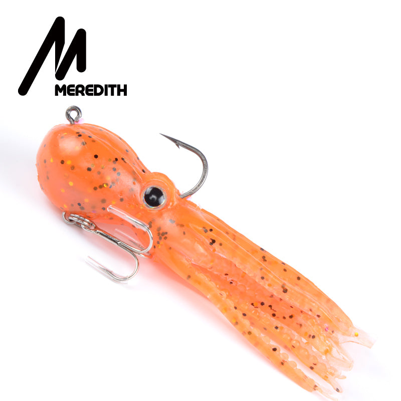 Soft Silicone Octopus Fishing Lure 9cm 23g by HitMyNeed