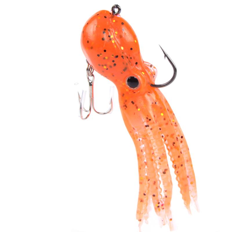 Soft Silicone Octopus Fishing Lure 9cm 23g by HitMyNeed