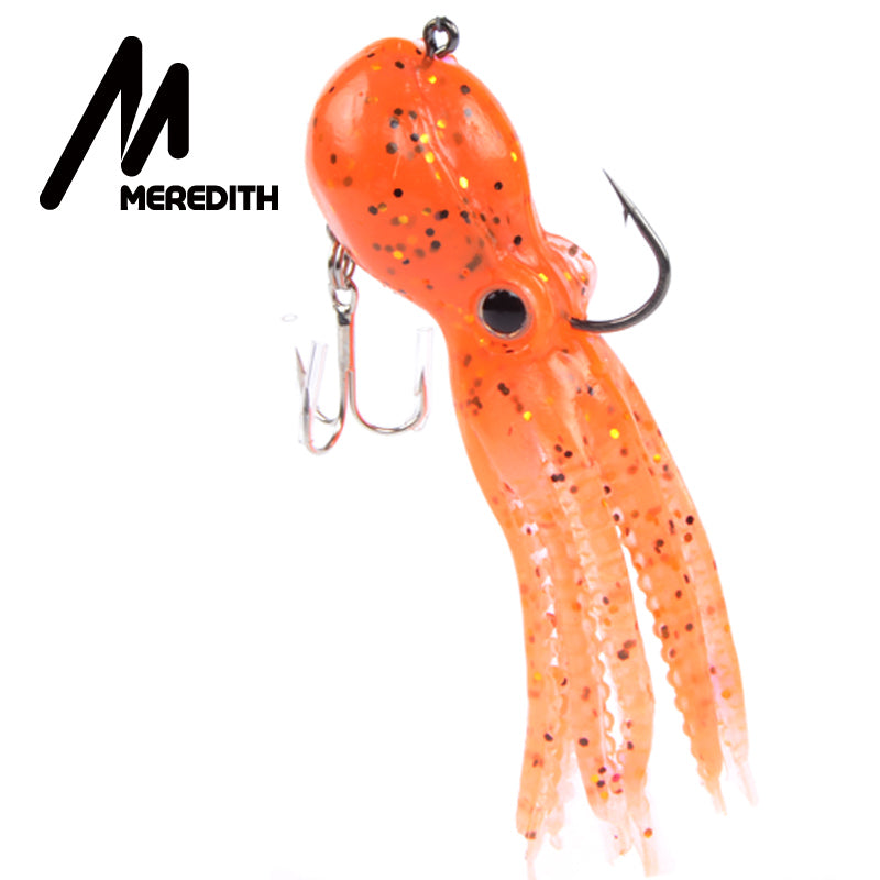 Soft Silicone Octopus Fishing Lure 9cm 23g by HitMyNeed
