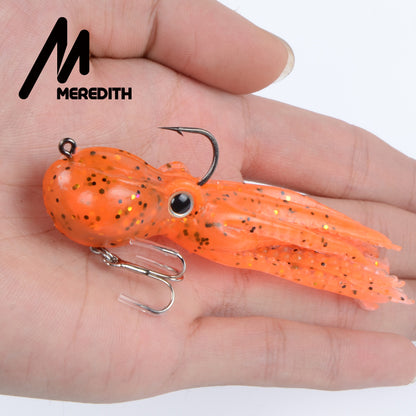 Soft Silicone Octopus Fishing Lure 9cm 23g by HitMyNeed