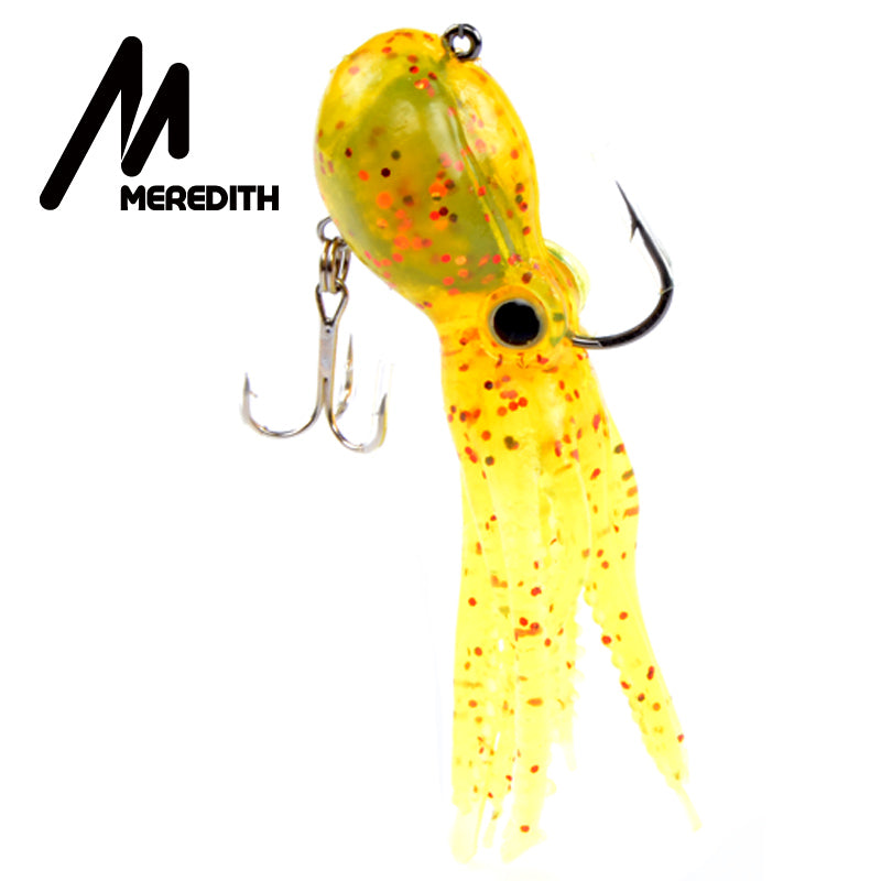 Soft Silicone Octopus Fishing Lure 9cm 23g a by HitMyNeed