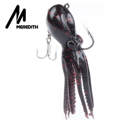 Soft Silicone Octopus Fishing Lure 9cm 23g c by HitMyNeed