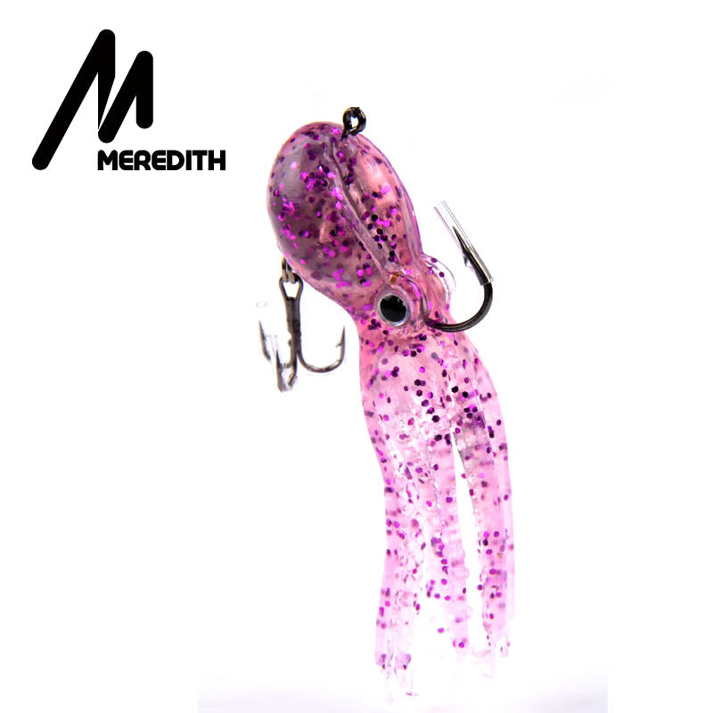 Soft Silicone Octopus Fishing Lure 9cm 23g d by HitMyNeed