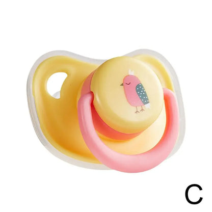 Soft Silicone Pet Calming Pacifier Chew Toy yellow by HitMyNeed