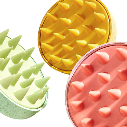 Soft Silicone Scalp Massager Brush by HitMyNeed