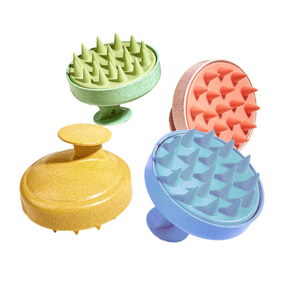 Soft Silicone Scalp Massager Brush by HitMyNeed
