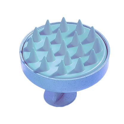Soft Silicone Scalp Massager Brush blue by HitMyNeed