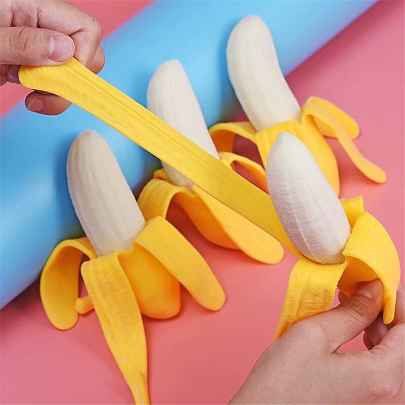 Soft Squishy Banana Stress Relief Toy by HitMyNeed