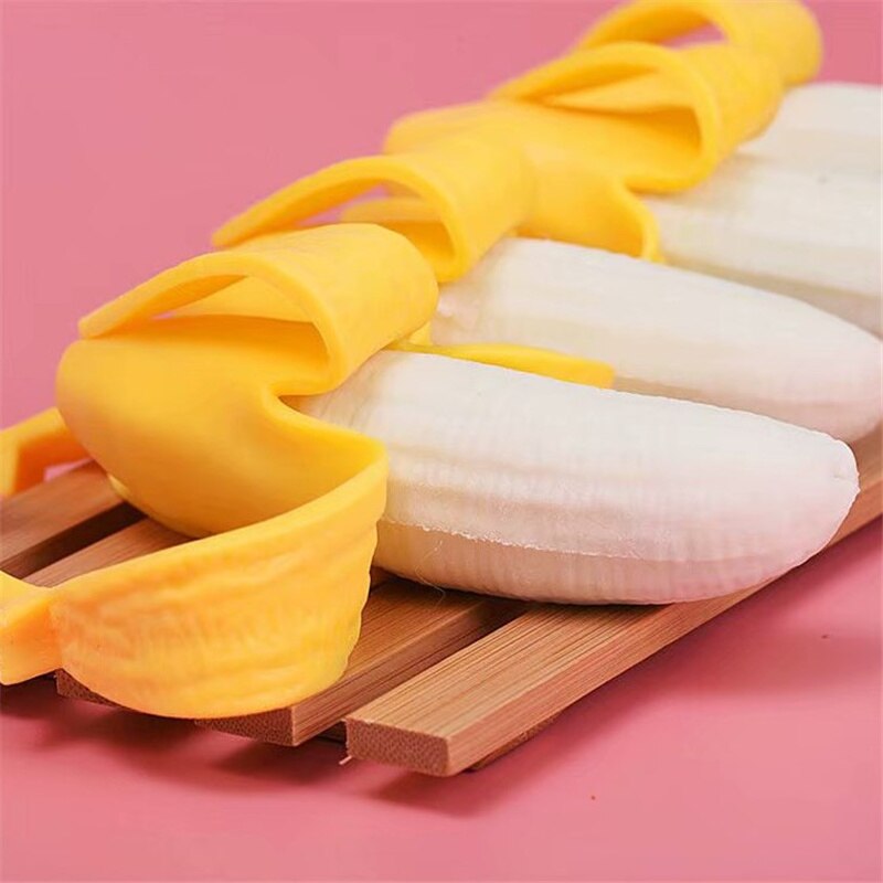 Soft Squishy Banana Stress Relief Toy by HitMyNeed