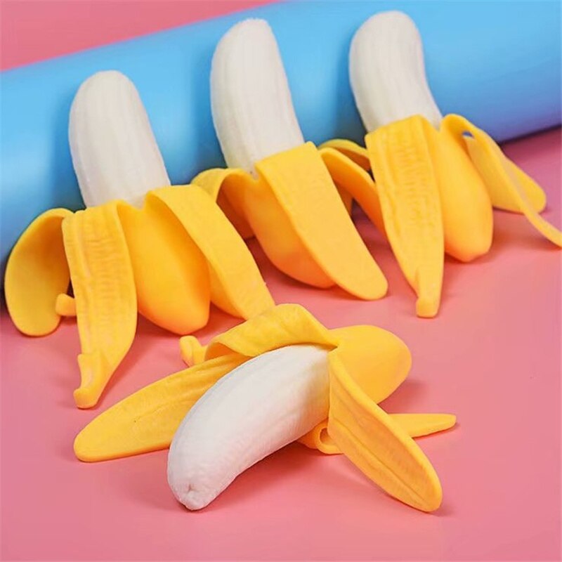 Soft Squishy Banana Stress Relief Toy by HitMyNeed
