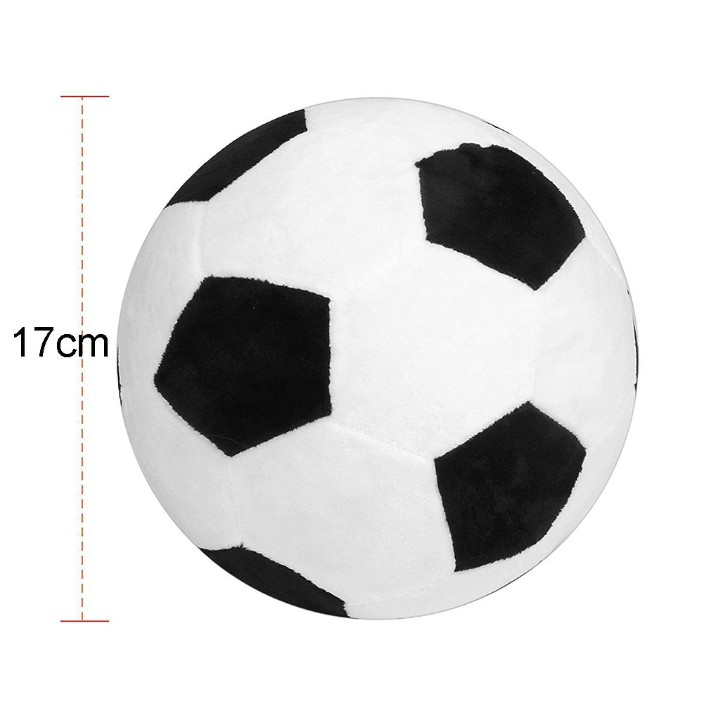 Soft Stuffed Plush Soccer Ball Toy 17cm by HitMyNeed