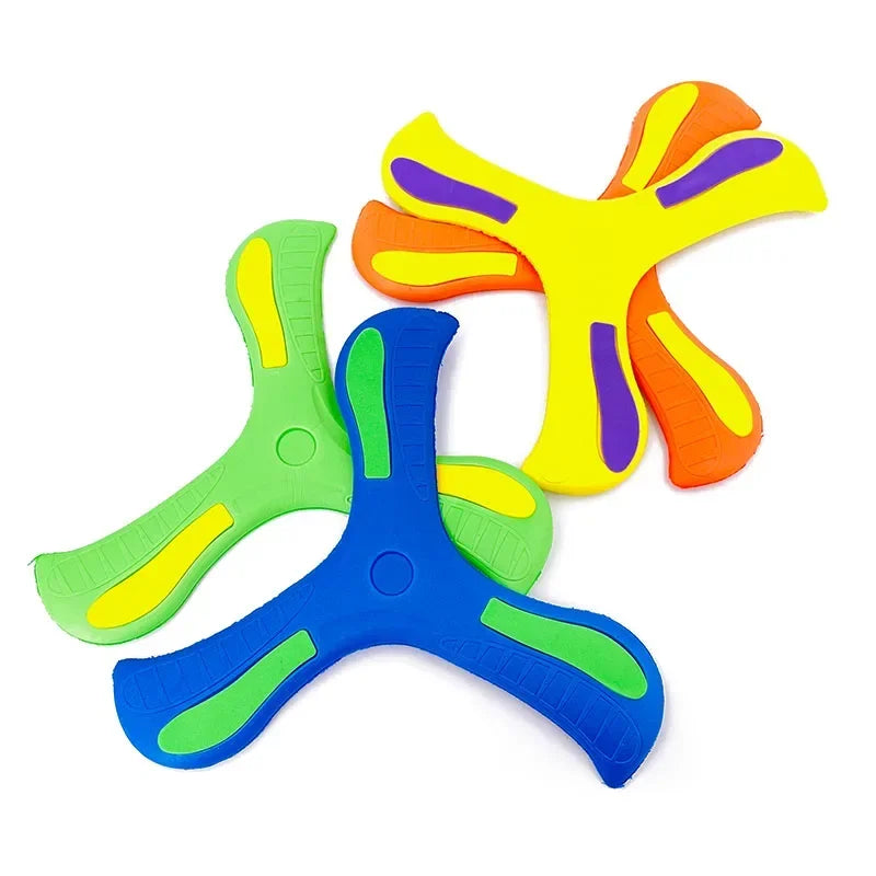Soft Three-Leaf Boomerang Toy for Kids and Adults by HitMyNeed