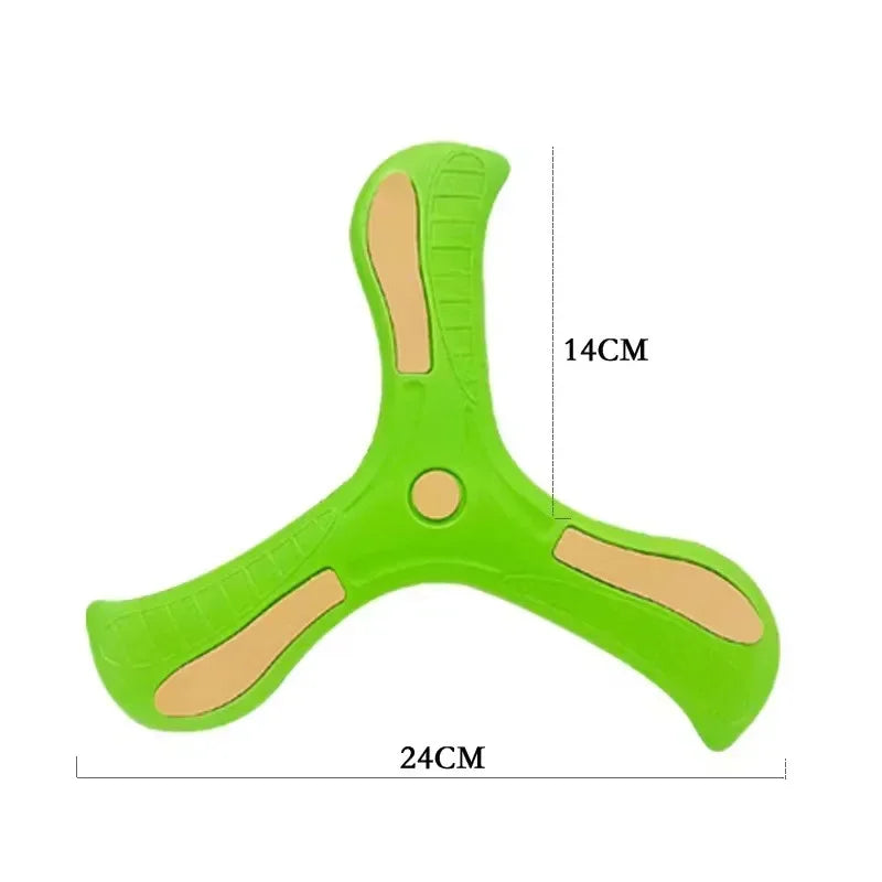 Soft Three-Leaf Boomerang Toy for Kids and Adults by HitMyNeed