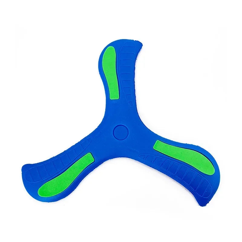 Soft Three-Leaf Boomerang Toy for Kids and Adults blue by HitMyNeed