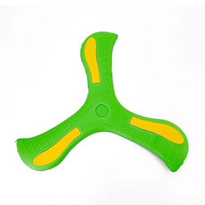 Soft Three-Leaf Boomerang Toy for Kids and Adults green by HitMyNeed