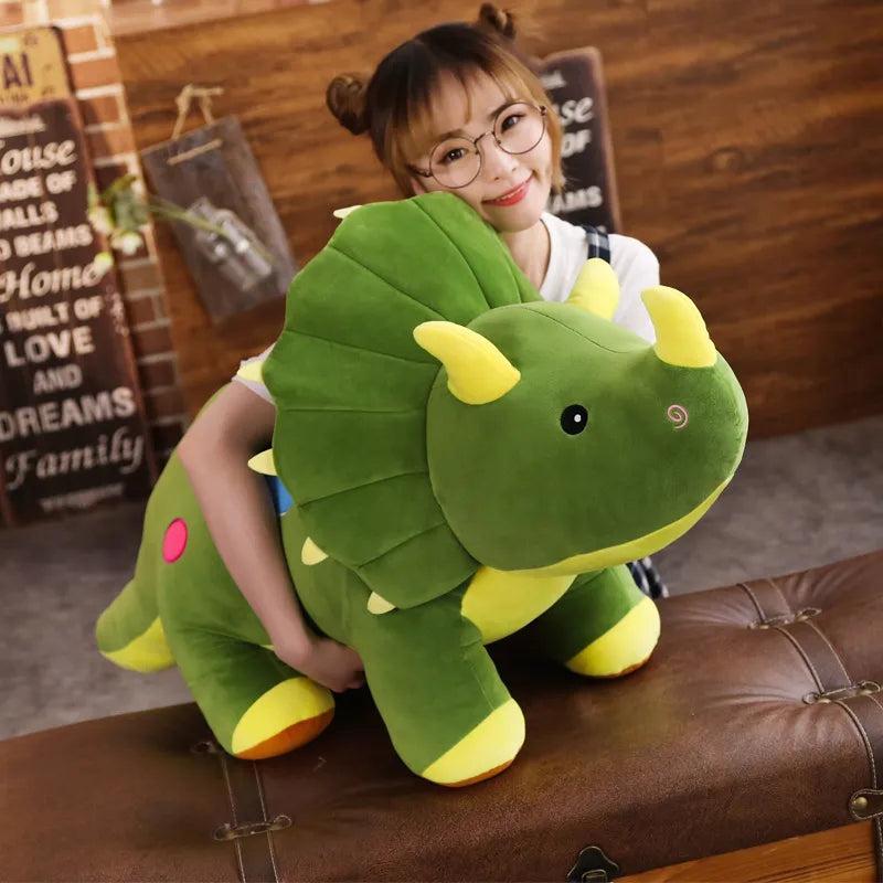 Soft Triceratops Dinosaur Plush Toy 40cm by HitMyNeed