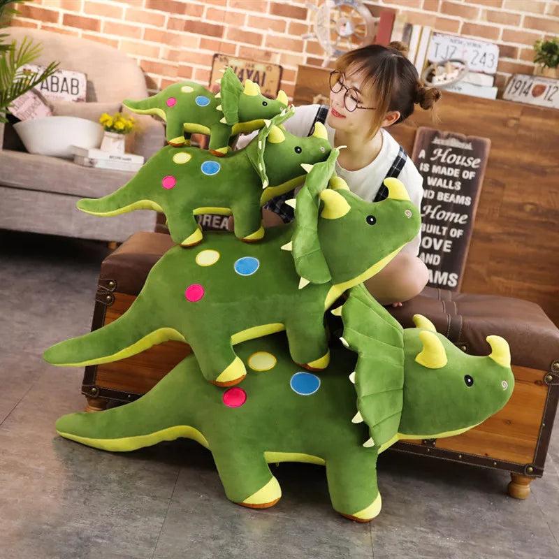 Soft Triceratops Dinosaur Plush Toy 40cm by HitMyNeed