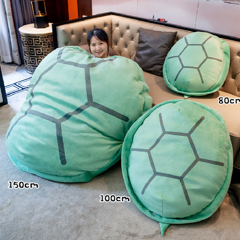 Soft Turtle Shell Plush Suit for Kids and Adults by HitMyNeed