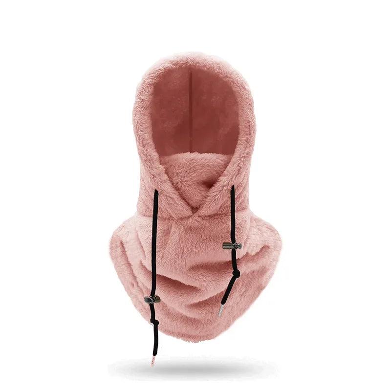 Soft Warm Unisex Winter Balaclava Hood 03-pink by HitMyNeed
