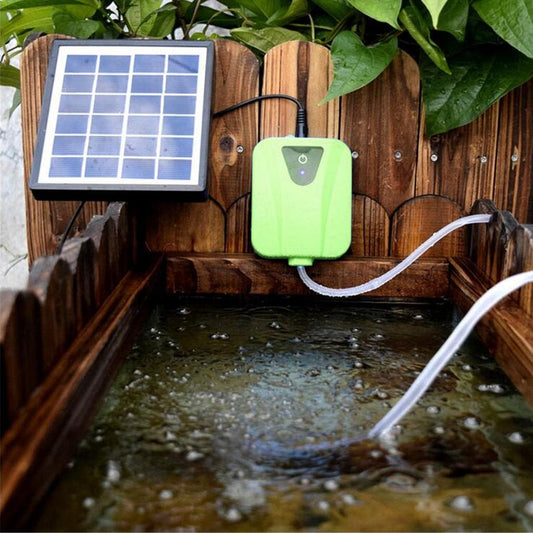 Solar Aquarium Air Pump Oxygenator 0.5W by HitMyNeed