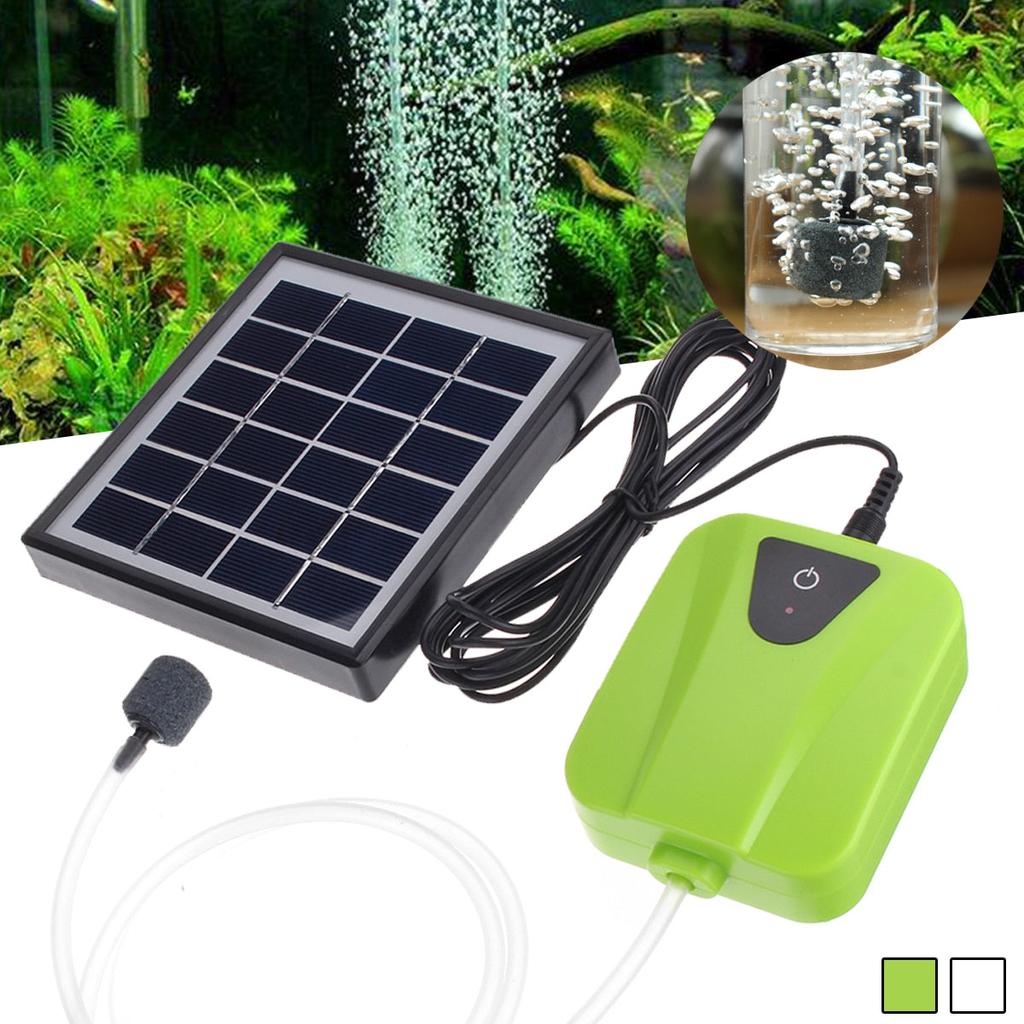Solar Aquarium Air Pump Oxygenator 0.5W by HitMyNeed