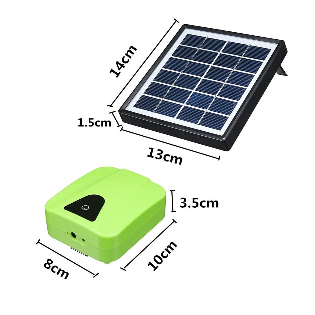 Solar Aquarium Air Pump Oxygenator 0.5W by HitMyNeed