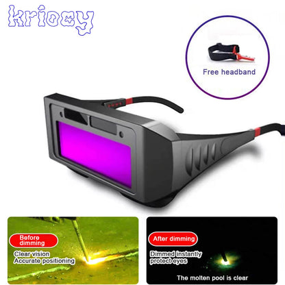 Solar Auto Darkening Welding Glasses 6-13 Shade by HitMyNeed