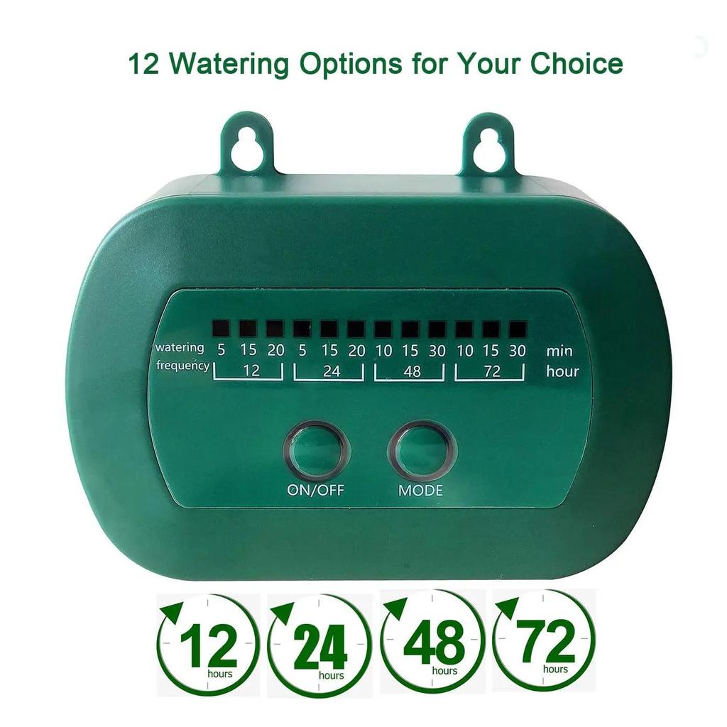 Solar Automatic Drip Irrigation Kit for Potted Plants by HitMyNeed