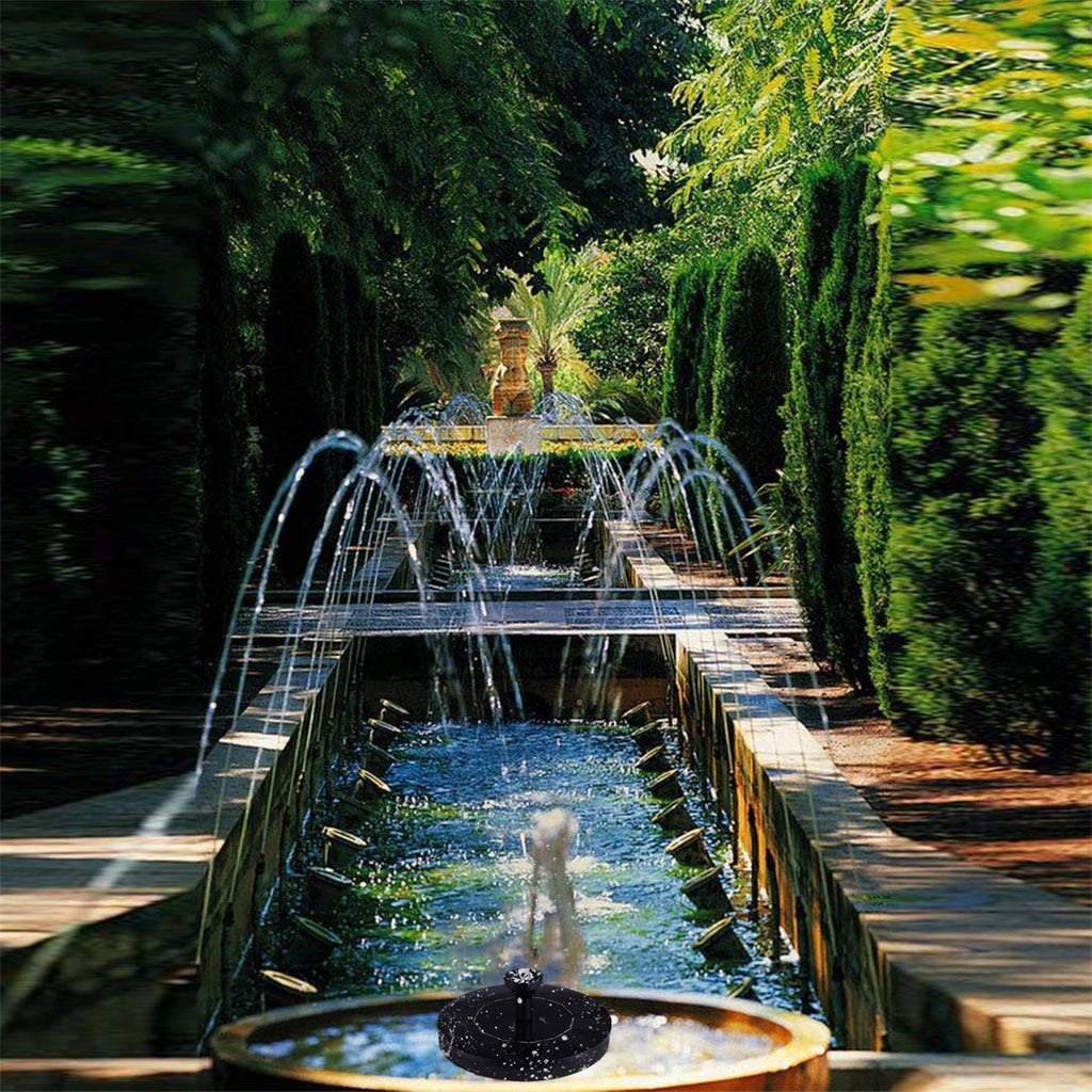 Solar Bird Bath Fountain Pump with 5 Nozzles by HitMyNeed