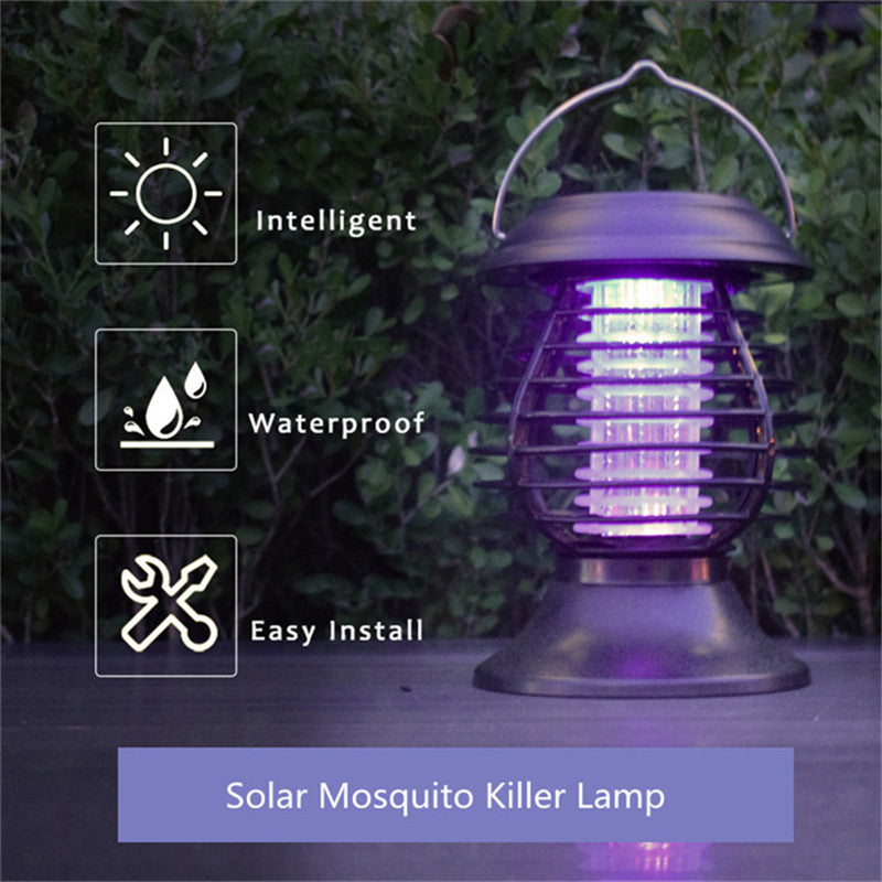 Solar Bug Zapper Mosquito Killer Lamp IP65 by HitMyNeed