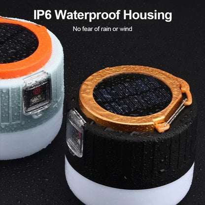 Solar Camping Lantern Power Bank with Remote Control by HitMyNeed