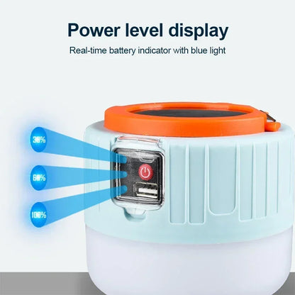 Solar Camping Lantern Power Bank with Remote Control by HitMyNeed