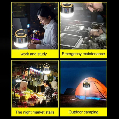 Solar Camping Lantern Power Bank with Remote Control by HitMyNeed