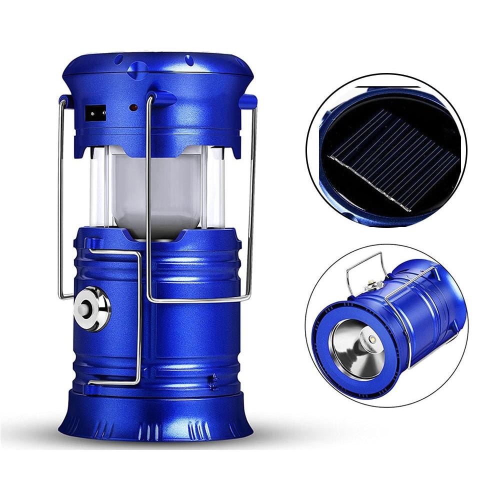 Solar Camping Lantern with Collapsible LED Light by HitMyNeed
