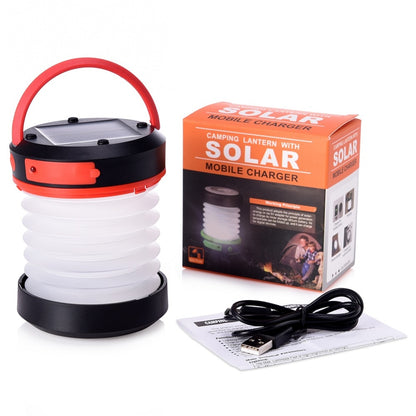 Solar Camping Light Portable USB Rechargeable Lamp by HitMyNeed