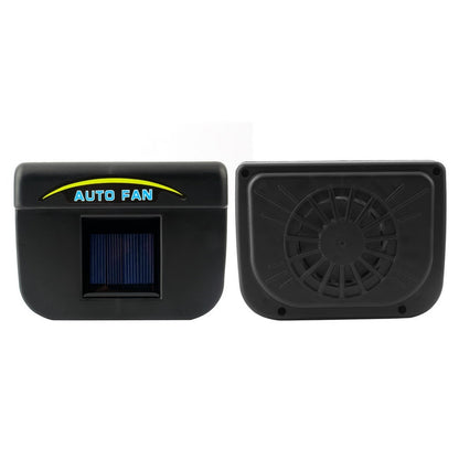 Solar Car Window Air Cooler Fan with Battery by HitMyNeed