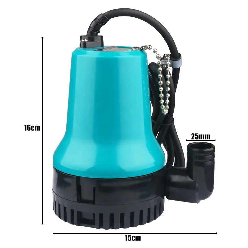 Solar DC Submersible Water Pump 12/24V 4500L/H 50W by HitMyNeed