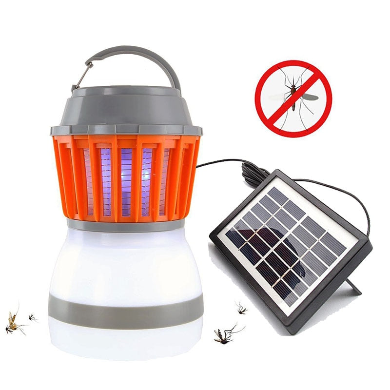 Solar Electric Bug Zapper Lantern, USB Rechargeable by HitMyNeed