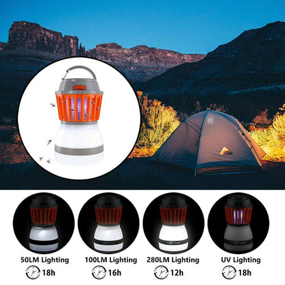 Solar Electric Bug Zapper Lantern, USB Rechargeable by HitMyNeed