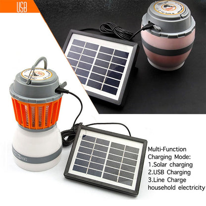 Solar Electric Bug Zapper Lantern, USB Rechargeable by HitMyNeed