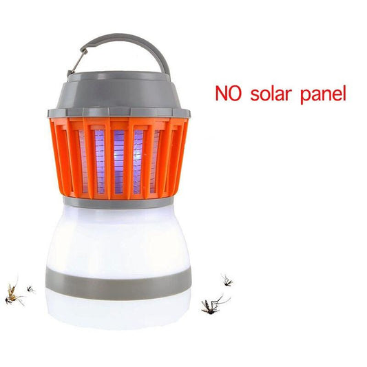 Solar Electric Bug Zapper Lantern, USB Rechargeable warm-light by HitMyNeed