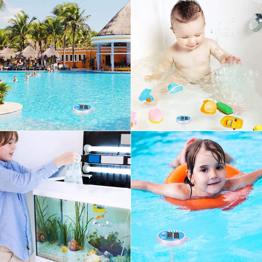 Solar Floating Digital Pool Thermometer by HitMyNeed