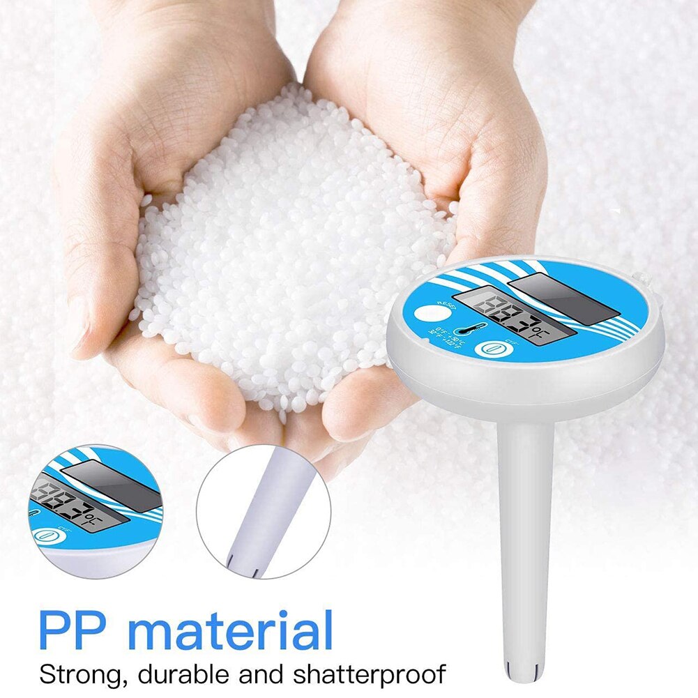 Solar Floating Digital Pool Thermometer by HitMyNeed