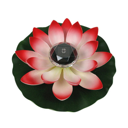 Solar Floating Lotus Flower LED Pond Light by HitMyNeed