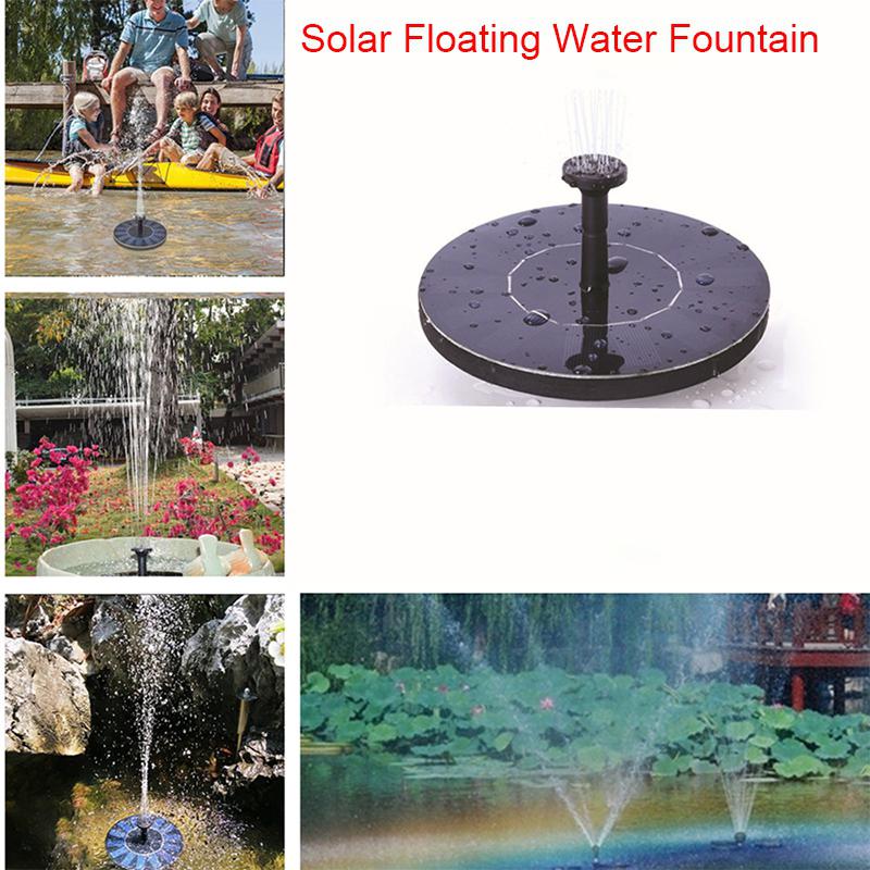 Solar Floating Pond Fountain for Ponds & Bird Baths by HitMyNeed