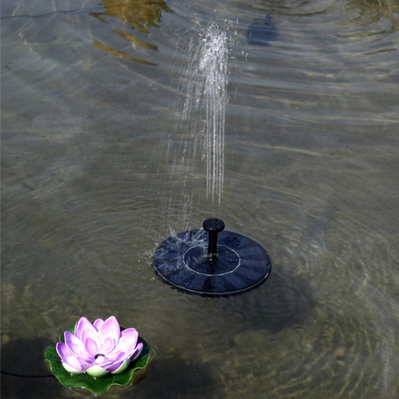Solar Floating Pond Fountain for Ponds & Bird Baths by HitMyNeed