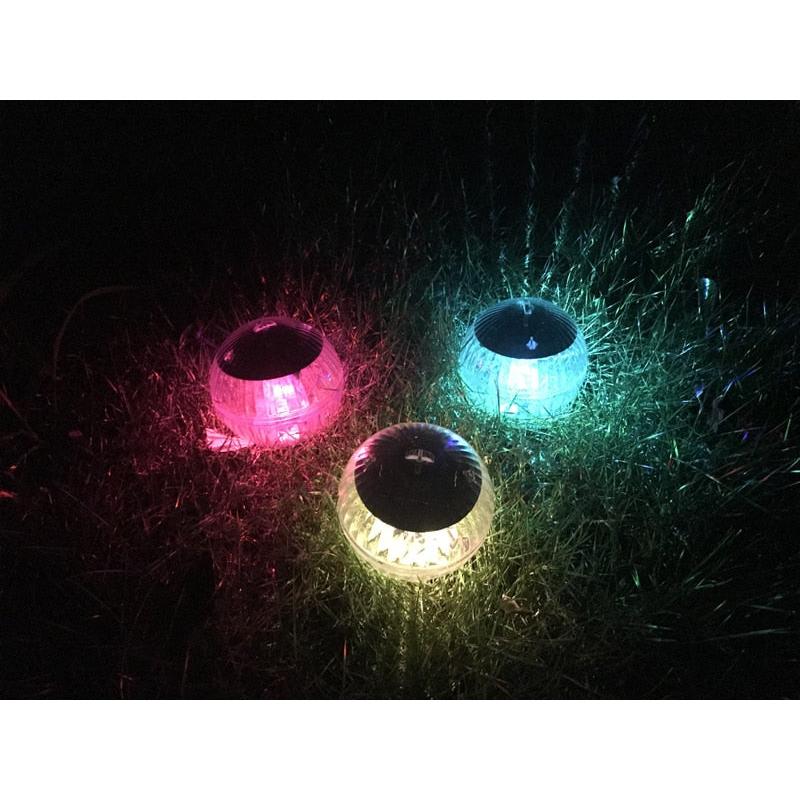 Solar Floating RGB LED Pool Light by HitMyNeed