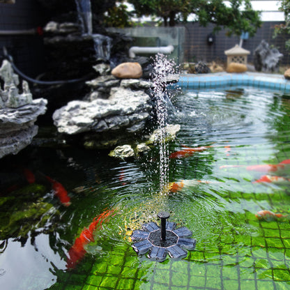 Solar Floating Water Fountain for Ponds & Birdbaths by HitMyNeed