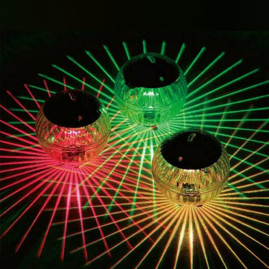 Solar Floating Waterproof RGB LED Pool Light by HitMyNeed