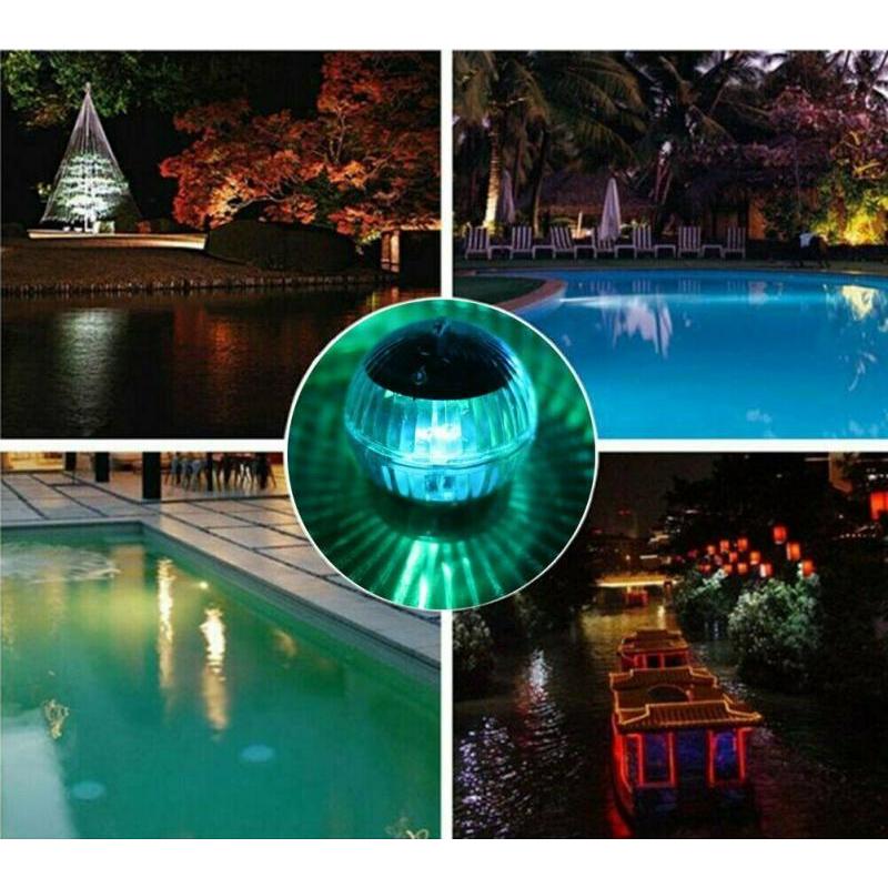 Solar Floating Waterproof RGB LED Pool Light by HitMyNeed
